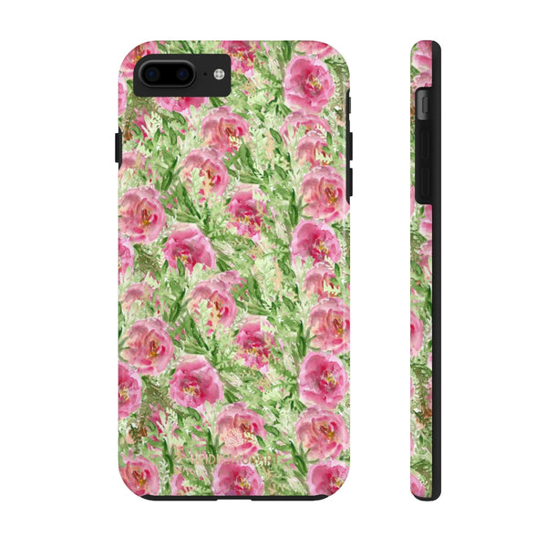 Red Rose Floral Phone Case, Flower Print Case Mate Tough Phone Cases-Made in USA - Heidikimurart Limited 