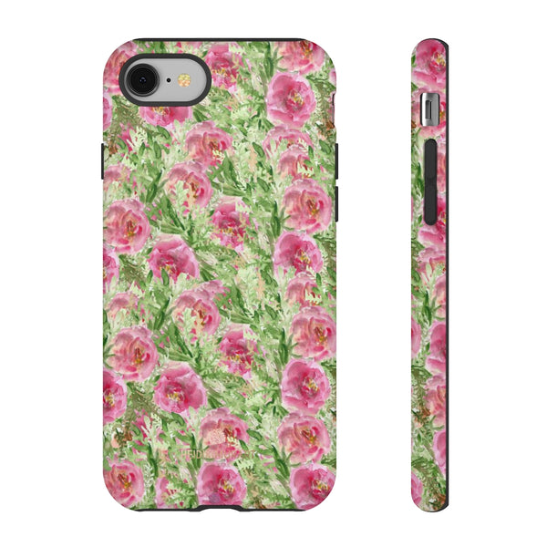 Garden Rose Phone Case, Roses Floral Print Tough Designer Phone Case -Made in USA-Phone Case-Printify-iPhone 8-Glossy-Heidi Kimura Art LLC