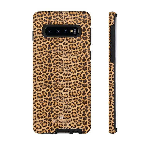 Leopard Animal Print Tough Cases, Designer Phone Case-Made in USA-Phone Case-Printify-Samsung Galaxy S10-Matte-Heidi Kimura Art LLC
