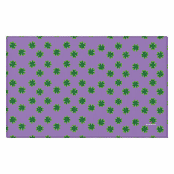 Purple Green Clover Dornier Rug