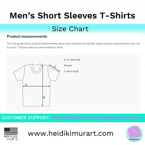 Black Blue Whale Men's T-shirt, Whale Marine Fish Art Premium Shirts For Men-Made in USA/EU