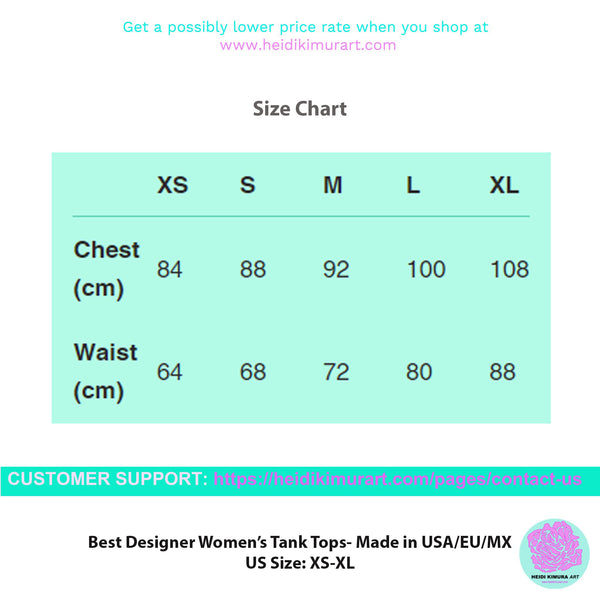 Pink Vertically Striped Tank Top, Modern Stripes Print Designer Crew Beck Tank Top For Women- Made in USA/EU/MX (US Size: XS-XL)