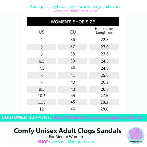 Light Pink Color Unisex Clogs, Best Solid Pastel Pink Color Unisex Classic Lightweight Best Sandals For Men or Women