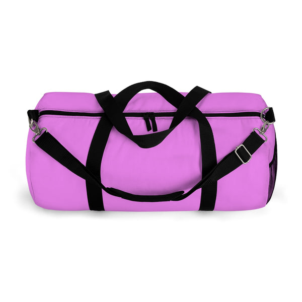 Solid Pink Color All Day Small 20"Long Or Large 23"Long Size Duffel Bag-Duffel Bag-Heidi Kimura Art LLC