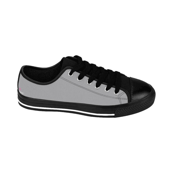 Gray Solid Color Women's Sneakers