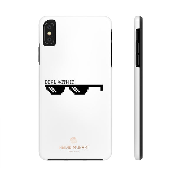 Sunglasses Funny Print Phone Case, Humor Case Mate Tough Phone Cases-Made in USA - Heidikimurart Limited 