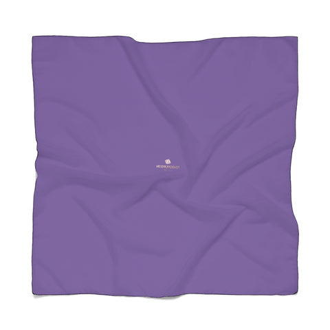 Royal Purple Designer Poly Scarf, Solid Color Lightweight Fashion Accessories- Made in USA-Accessories-Printify-Poly Voile-25 x 25 in-Heidi Kimura Art LLC Royal Purple Designer Poly Scarf, Classic Solid Color Print Lightweight Delicate Sheer Poly Voile or Poly Chiffon 25"x25" or 50"x50" Luxury Designer Fashion Accessories- Made in USA, Fashion Sheer Soft Light Polyester Square Scarf