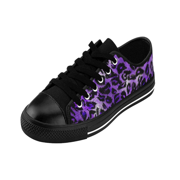 Purple Animal Print Women's Sneakers