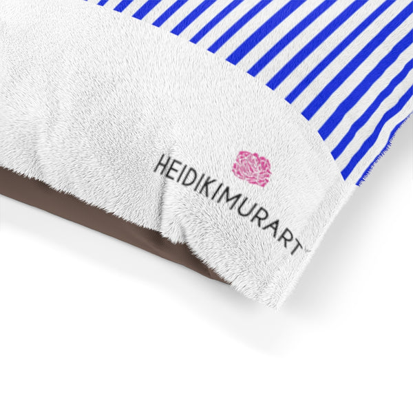 Blue Striped Pet Bed - Heidikimurart Limited 