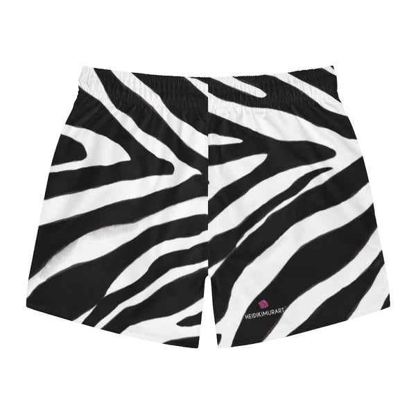 Black Zebra Men's Swim Trunks