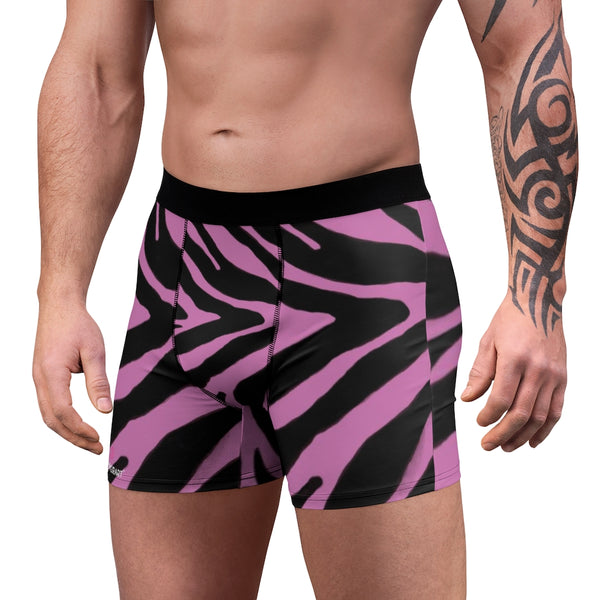 Pink Zebra Men's Boxer Briefs