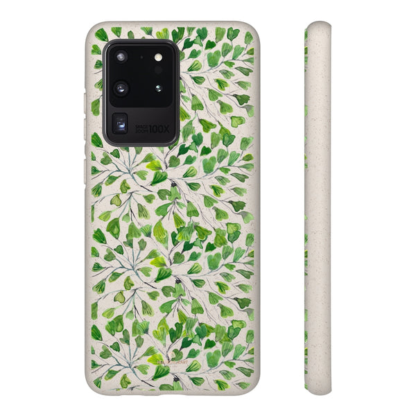 Green Clover Leaf Biodegradable Case, Eco-Friendly Compostable Slim Lightweight Phone Case-Phone Case-Printify-Samsung Galaxy S20 Ultra-Heidi Kimura Art LLC