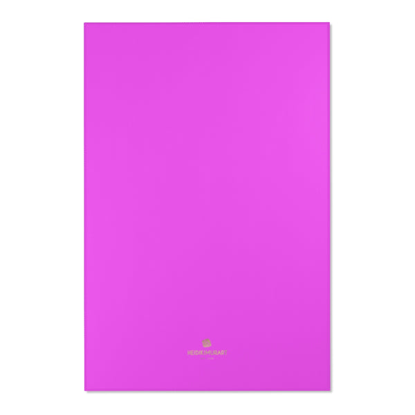 Hot Pink Solid Color Designer 24x36, 36x60, 48x72 inches Area Rugs- Printed in the USA-Area Rug-48" x 72"-Heidi Kimura Art LLC