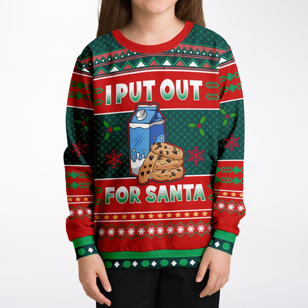 Cute Cookie Christmas Kid's Sweatshirt