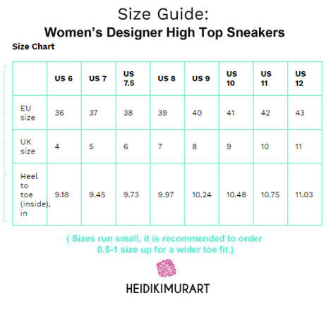 Grey Floral Women's Sneakers, Flower Print Designer High-top Sneakers Tennis Shoes (US Size: 6-12)
