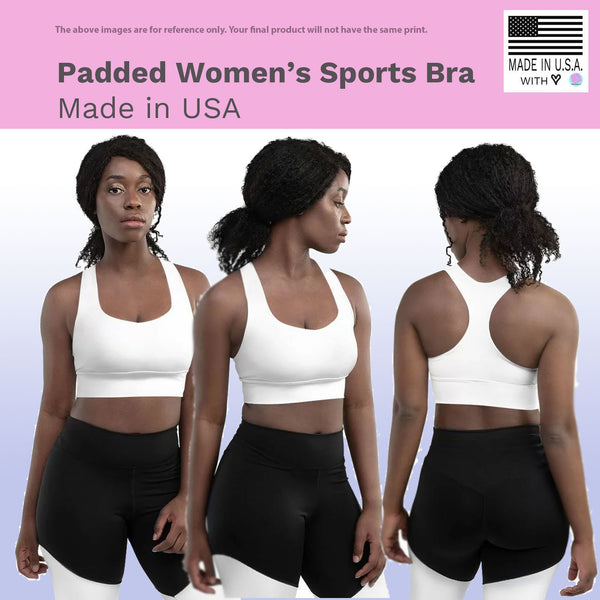 Black White Striped Sports Bra, Best Vertical Stripes Longline Sports Bra For Ladies-Made in USA/EU/MX