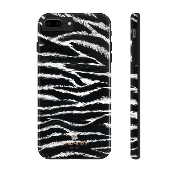 Zebra Animal Print Phone Case, Modern Sexy Case Mate Tough Phone Cases-Made in USA - Heidikimurart Limited 