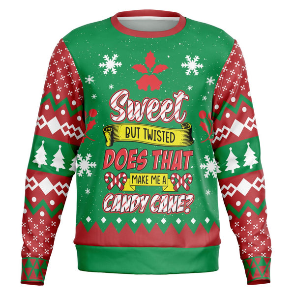 Candy Cane Christmas Adult's Sweatshirt