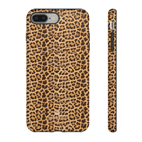 Leopard Animal Print Tough Cases, Designer Phone Case-Made in USA-Phone Case-Printify-iPhone 8 Plus-Matte-Heidi Kimura Art LLC