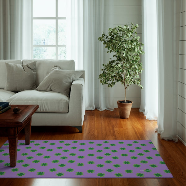 Purple Green Clover Dornier Rug