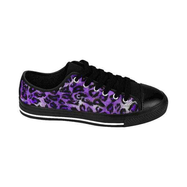 Purple Animal Print Women's Sneakers