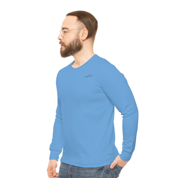 Pastel Blue Men's Shirt, Color Lightweight Men's Sweatshirt, Solid Color Men's Shirt