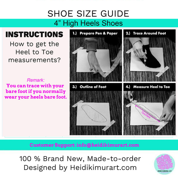 Rainbow Women's Heels, Gay Pride Colorful Women's Platform Heels Shoes (US Size: 5-11)-4 inch Heels-Printify-ArtsAdd-Heidi Kimura Art LLC