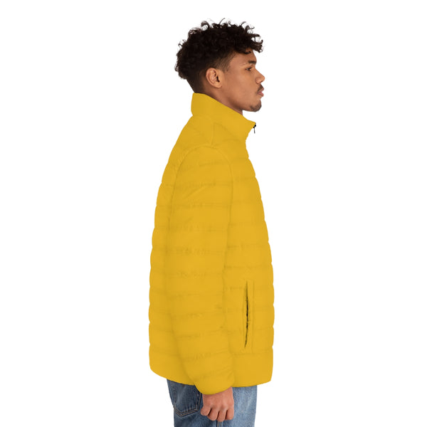 Yellow Color Men's Jacket, Best Men's Puffer Jacket