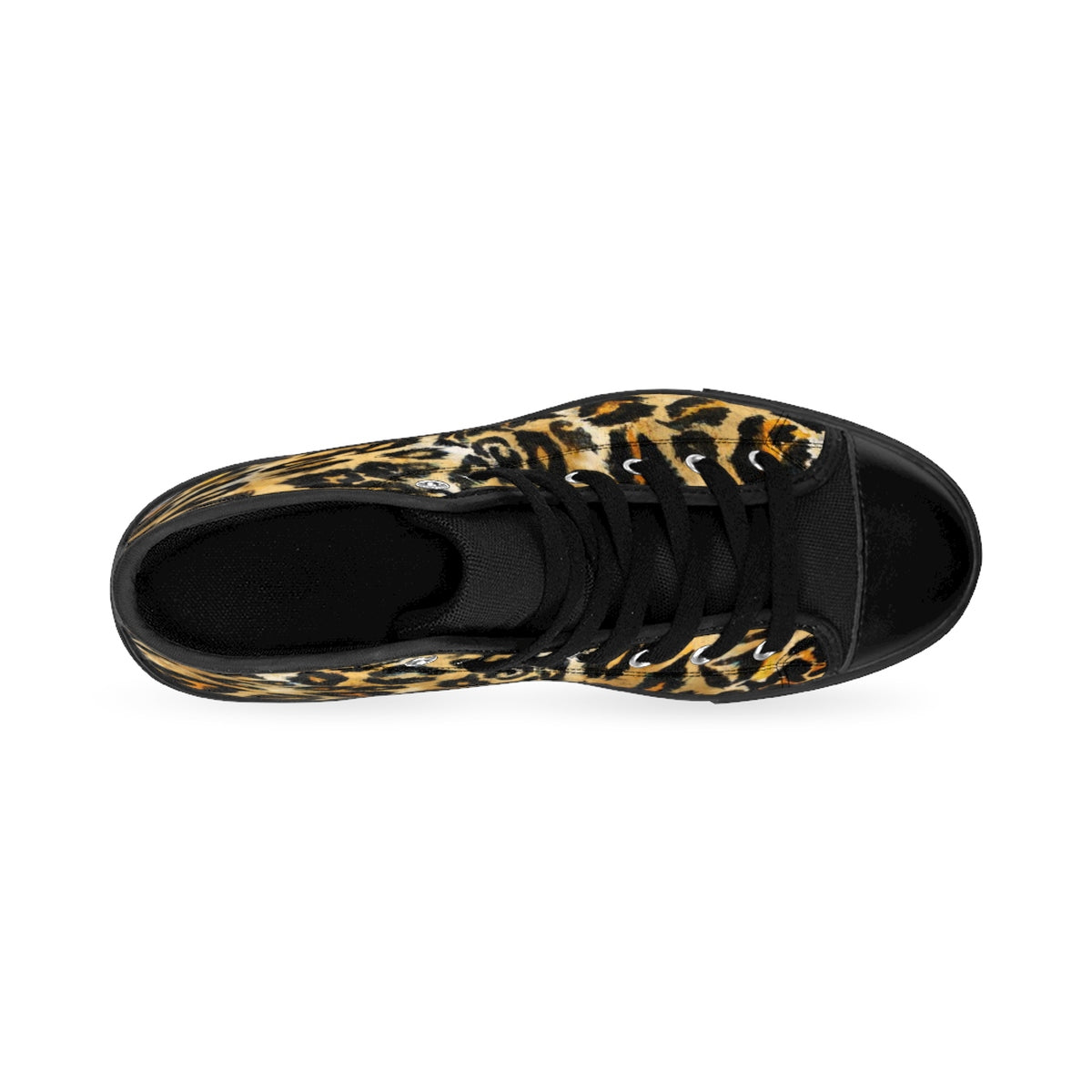 Gold Leopard Men's Low Top Shoes