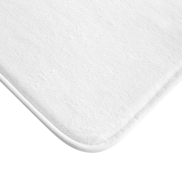 White "Prove Them Wrong", Inspirational Premium Non-Slip Bath Mat- Printed in USA-Bath Mat-Heidi Kimura Art LLC