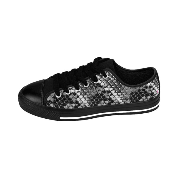 Snake Skin Print Women's Sneakers