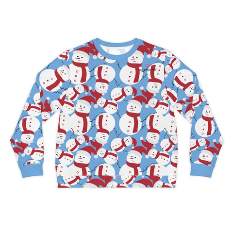 Fun Christmas Snowman Lightweight Sweatshirt