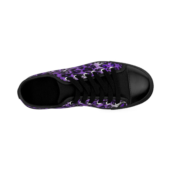 Purple Animal Print Women's Sneakers