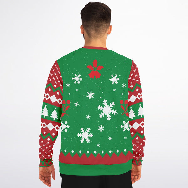 Candy Cane Christmas Adult's Sweatshirt