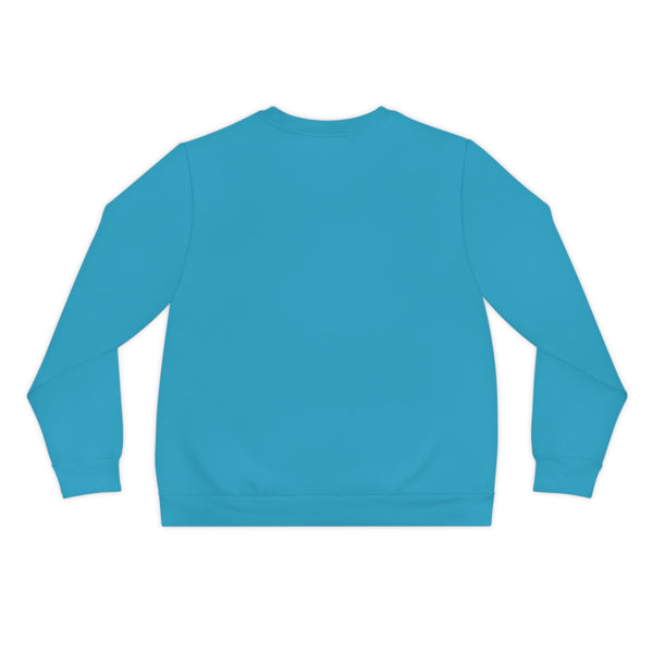 Blue Color Lightweight Men's Sweatshirt, Solid Color Men's Shirt