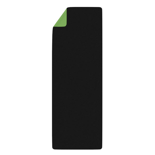 Light Green Rubber Yoga Mat - Printed in USA (Size: 24” x 68”)