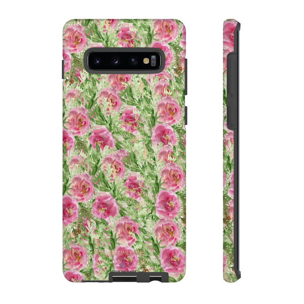 Garden Rose Phone Case, Roses Floral Print Tough Designer Phone Case -Made in USA-Phone Case-Printify-Samsung Galaxy S10 Plus-Matte-Heidi Kimura Art LLC
