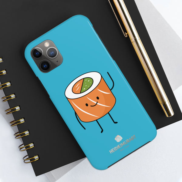 Salmon Sushi Print Phone Case, Food Art Case Mate Tough Phone Cases-Made in USA - Heidikimurart Limited 