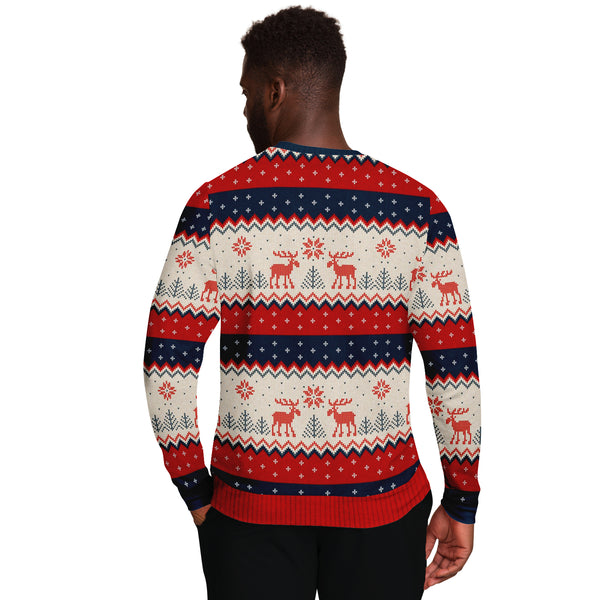 Unisex Christmas Sweatshirt-Fashion Sweatshirt - AOP-Subliminator-Heidi Kimura Art LLC