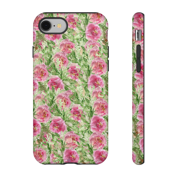 Garden Rose Phone Case, Roses Floral Print Tough Designer Phone Case -Made in USA-Phone Case-Printify-iPhone 8-Matte-Heidi Kimura Art LLC
