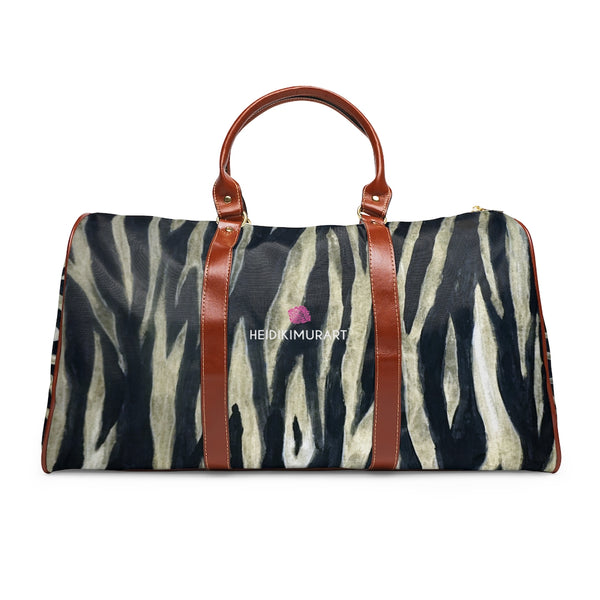 Tiger Striped Waterproof Travel Bag