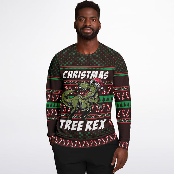 Christmas Holiday Dinosaur Sweatshirt