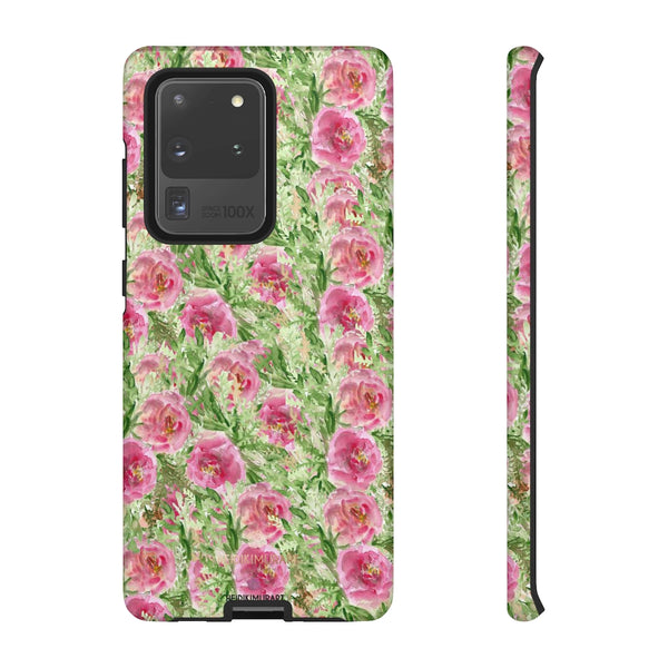 Garden Rose Phone Case, Roses Floral Print Tough Designer Phone Case -Made in USA-Phone Case-Printify-Samsung Galaxy S20 Ultra-Glossy-Heidi Kimura Art LLC