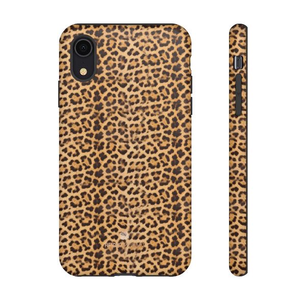 Leopard Animal Print Tough Cases, Designer Phone Case-Made in USA-Phone Case-Printify-iPhone XR-Matte-Heidi Kimura Art LLC