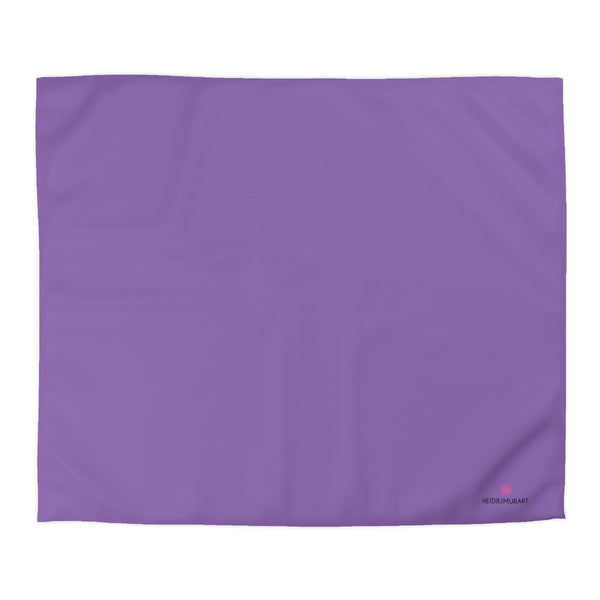 Light Purple Color Duvet Cover,  Solid Color Best Microfiber Duvet Cover