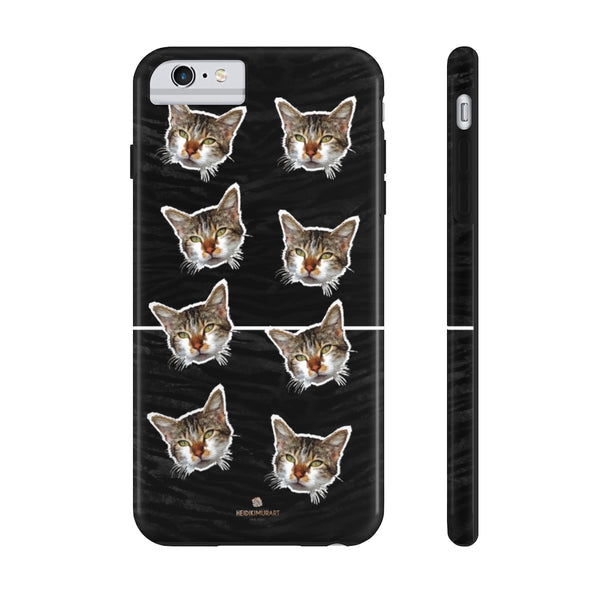 Cute Cat Phone Case, Animal Print Case Mate Tough Phone Cases-Made in USA - Heidikimurart Limited 