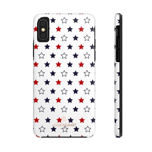 American Patriotic Print Phone Case, Star Print Case Mate Tough Phone Cases-Made in USA - Heidikimurart Limited 