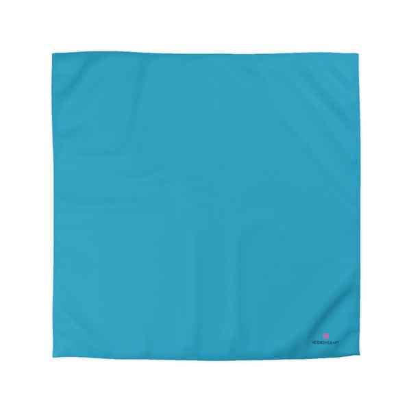 Blue Color Duvet Cover,  Solid Color Best Microfiber Duvet Cover
