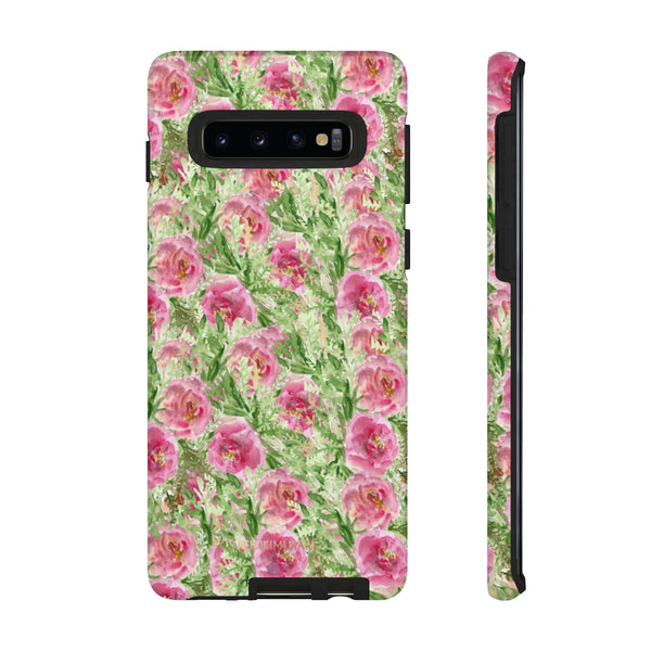 Garden Rose Phone Case, Roses Floral Print Tough Designer Phone Case -Made in USA-Phone Case-Printify-Samsung Galaxy S10-Glossy-Heidi Kimura Art LLC