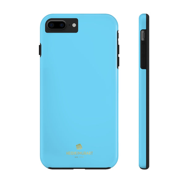 Blue Solid Color Phone Case, Modern Case Mate Tough Phone Cases-Made in USA - Heidikimurart Limited 